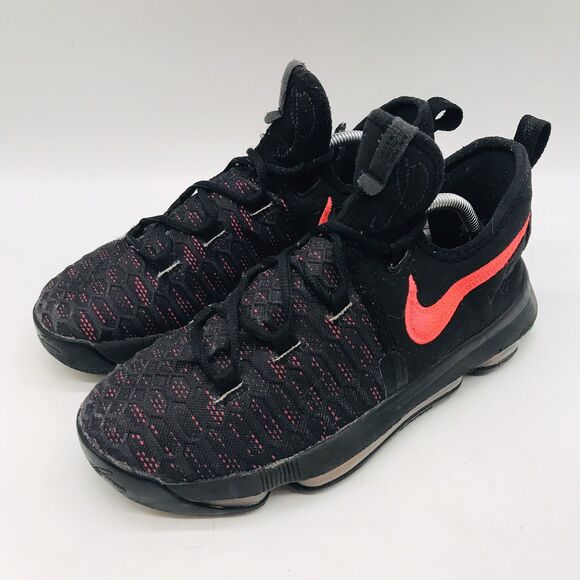 Nike Zoom KD 9 PRM Aunt Pearl GS Sneakers Youth 5.5Y Black Lace Up 869999-060 - Picture 3 of 11